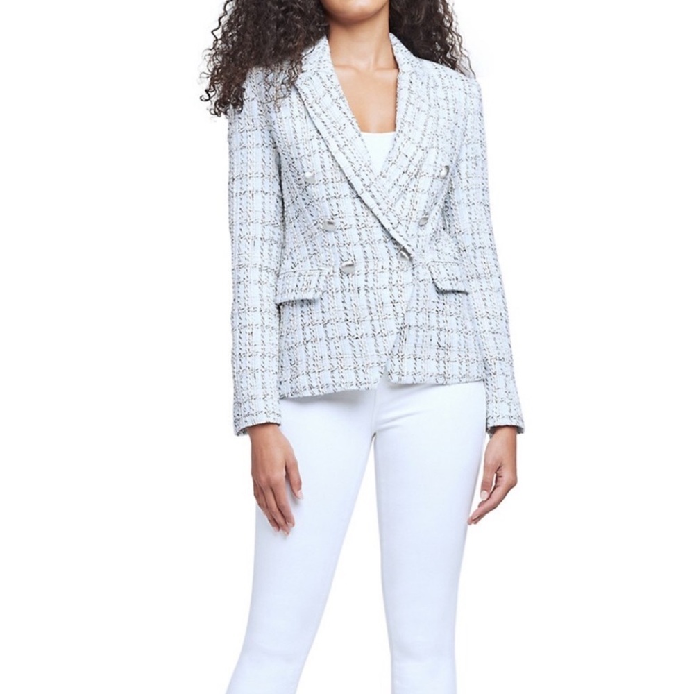 Beautiful blue and black blazer from L’Agence